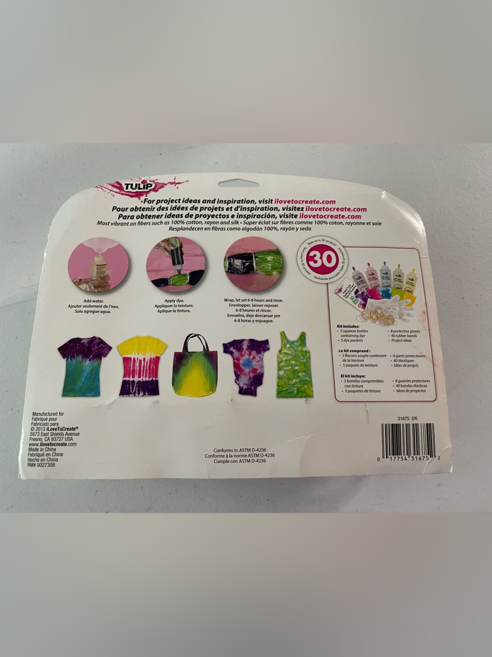 Tulip One-Step Tie-Die Kit Ultimate 59 pc Set - Picture 2 of 2